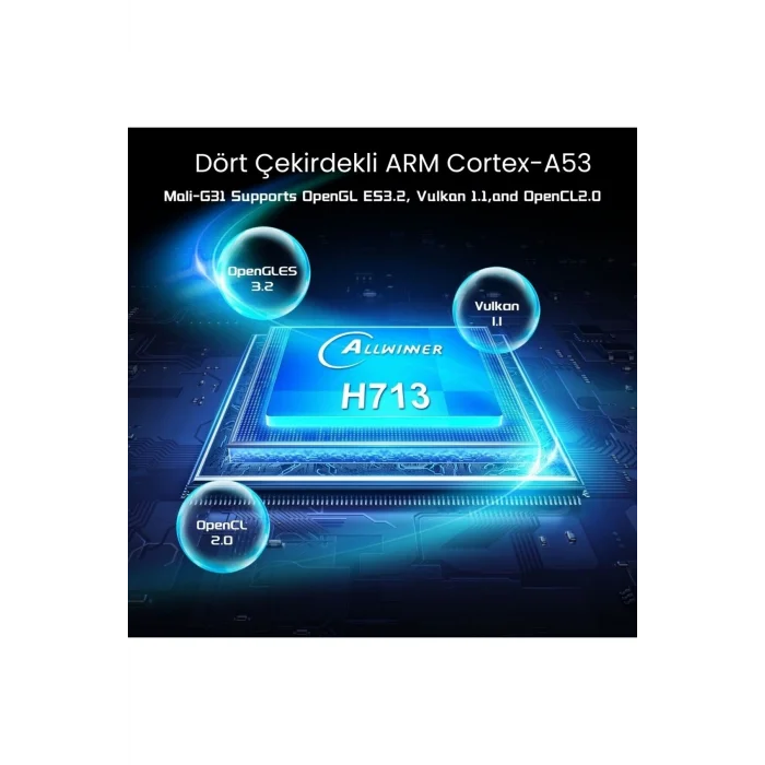 BUĞZ LCD FULL HD 1280x720 çözünürlük, 2.69 inç ekran, siyah taşınabilir Android projektör
