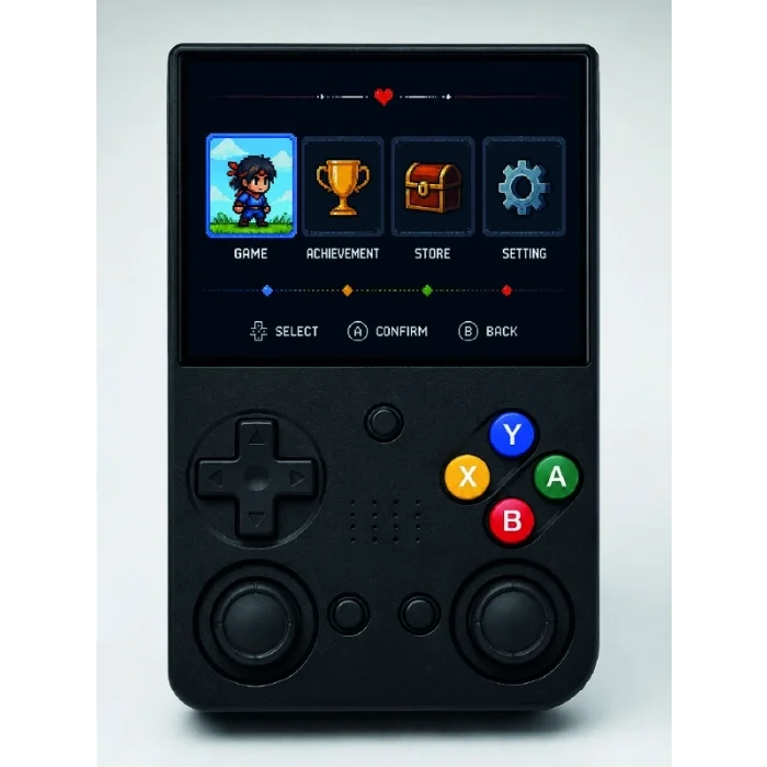 BUĞZ LCD Retro Oyun Konsolu TV Bağlantı Destekli Çift Analog Joystick El Tipi Konsol