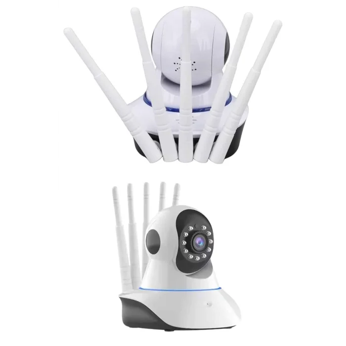 BUĞZ LED Aydınlatmalı 5 Antenli Motorlu 1080P Wifi Kamera Sensörlü - BUĞZ