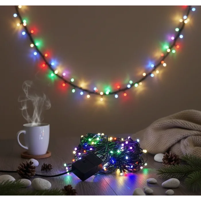 BUĞZ LED Damla Uçlu RGB Dekoratif Işık 10 Metre 100