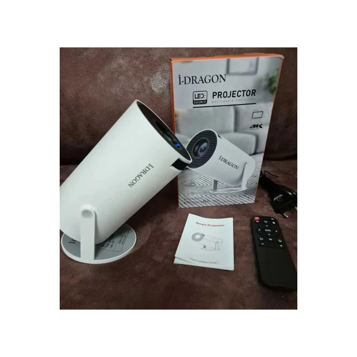 BUĞZ LED FULL HD projeksiyon cihazı 1280x720 çözünürlük 200 ansilümen 3000:1 kontrast beyaz