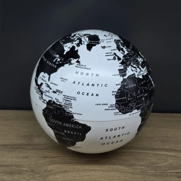 BUĞZ LED Işıklı 360 Derece Dönen Dünya Küresi