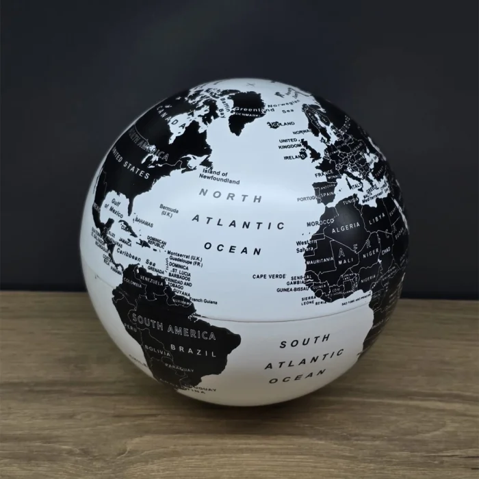 BUĞZ LED Işıklı 360 Derece Dönen Dünya Küresi