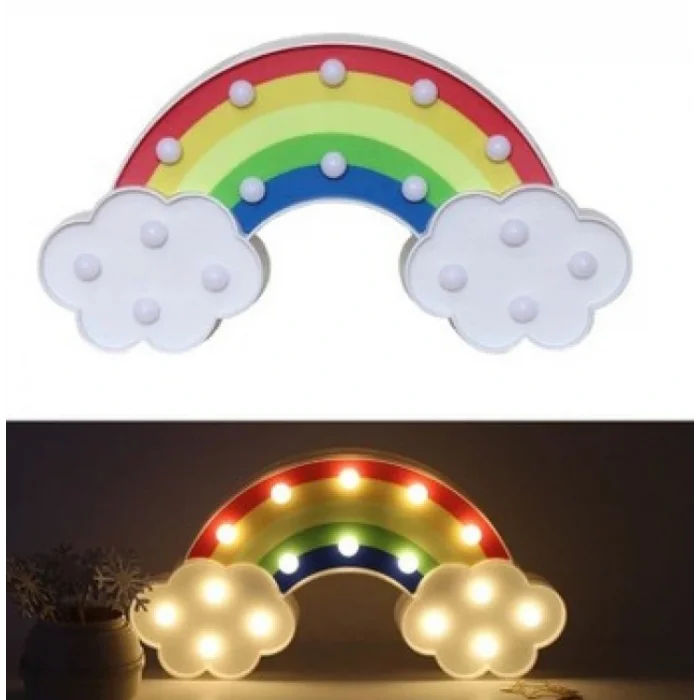 BUĞZ Led Işıklı Gökkuşağı Gece Lambası