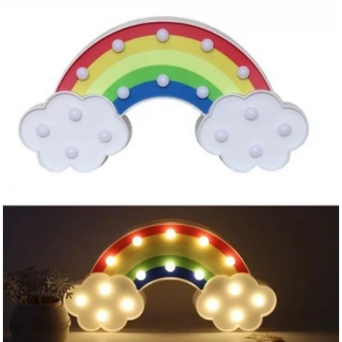 BUĞZ Led Işıklı Gökkuşağı Gece Lambası