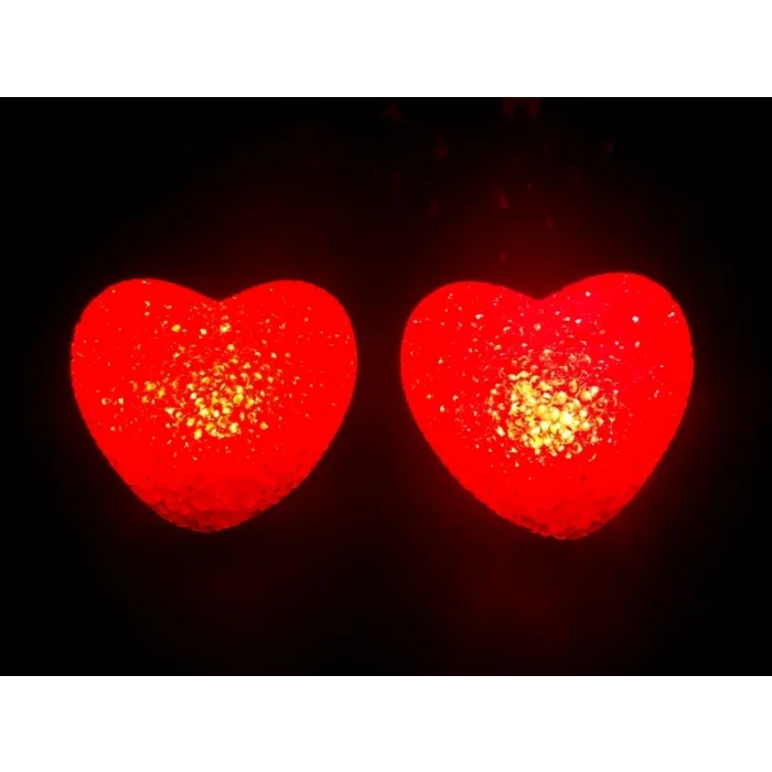 BUĞZ Led Işıklı Kırmızı Kalp Gece Lambası