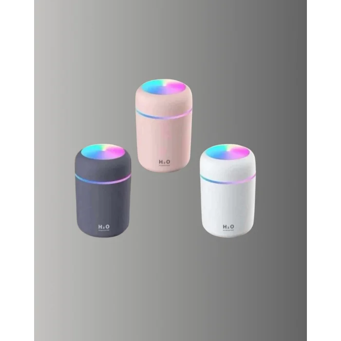  LED Işıklı Sessiz Masaüstü Nemlendirici – 3 Buhar Modu