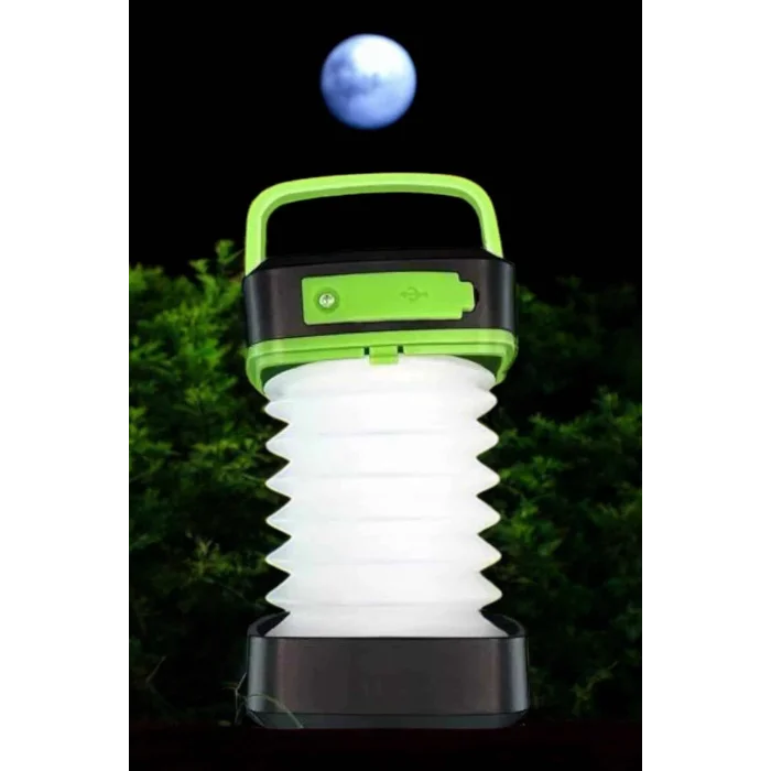 BUĞZ Led Lamba Kamp Lambası Hafif Taşınabilir Şarj Süreli Akordeon El Fenerli