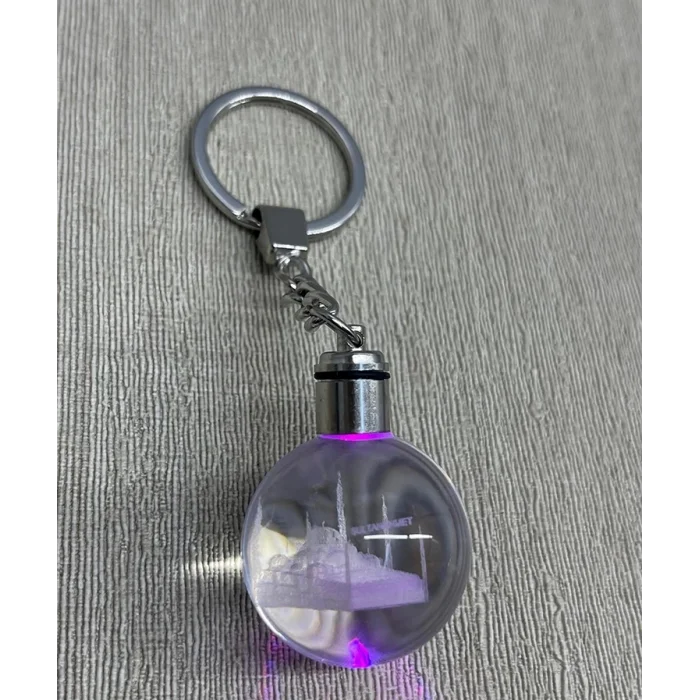 BUĞZ Ledli Sultanahmet Tasarımı Kristal Anahtarlık Alk3804