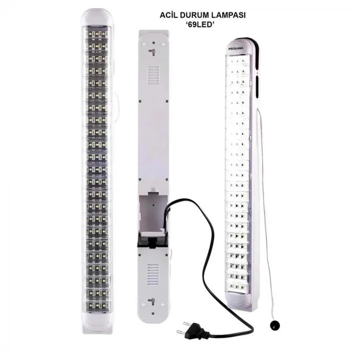 BUĞZ Ledpoint Lp-6069 Akülü 69 Led Şarjlı Işıldak