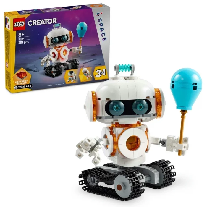 BUĞZ LEGO Creator 3ü 1 Arada Uzay Robotu Bilim Oyun Seti 31164