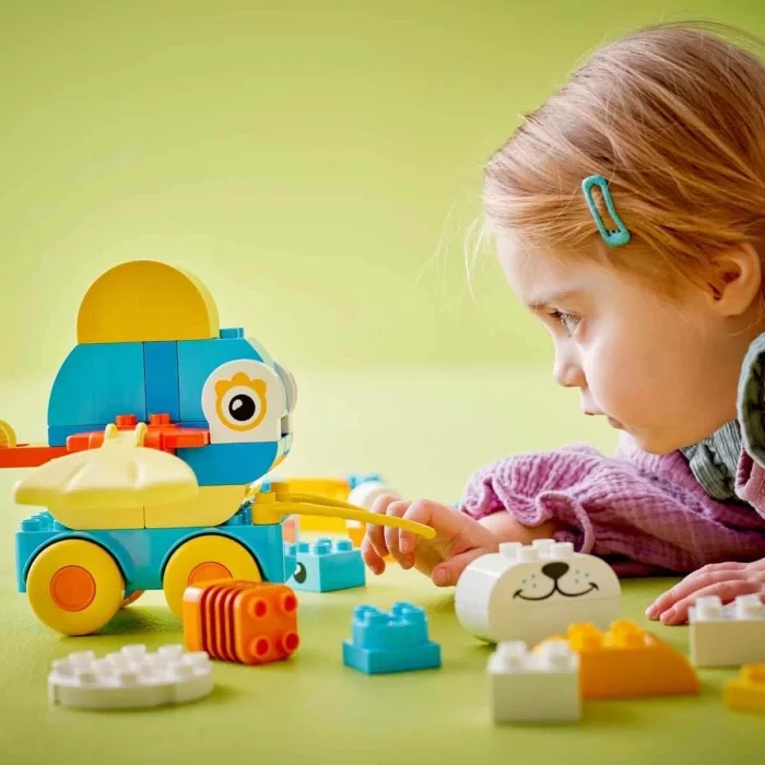  LEGO DUPLO Kasabası 3’ü 1 Arada Tekerlekli Hayvanlar 10448