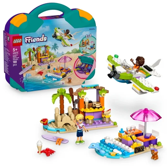  LEGO Friends Yaratıcı Plaj ve Seyahat Bavulu 42672