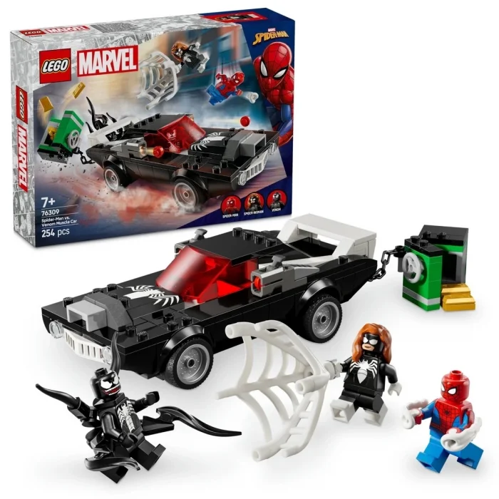  LEGO Marvel Örümcek Adam Venom Arabasına Karşı 76309
