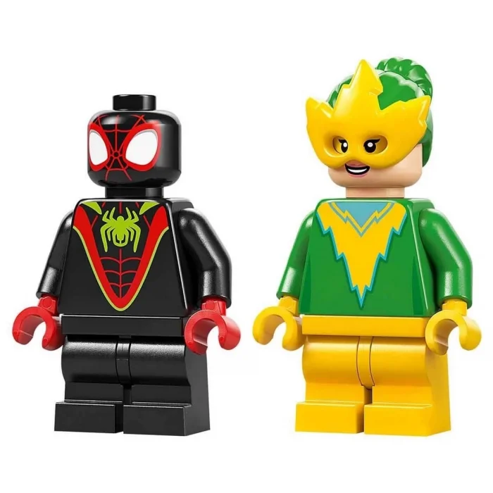  LEGO Marvel Spidey ve İnanılmaz Arkadaşları Spin ve Electro Dinozor Aracı Takibi 11198