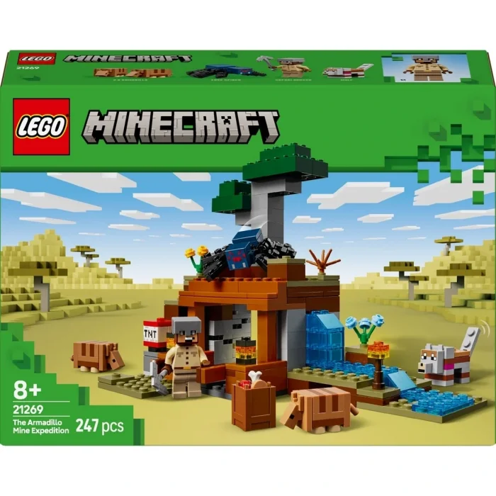 BUĞZ LEGO Minecraft Armadillo Maden Keşfi 21269