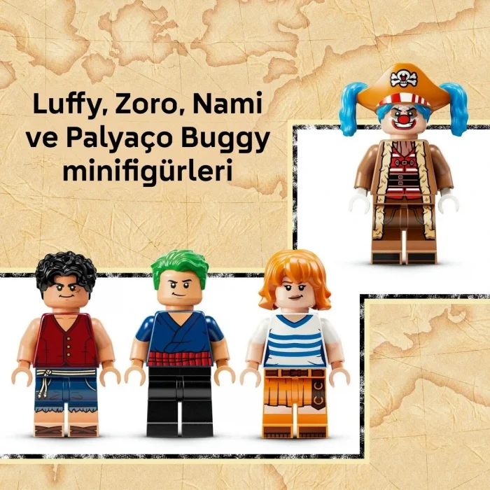 BUĞZ LEGO ONE PIECE Palyaço Buggynin Sirk Çadırı 75637