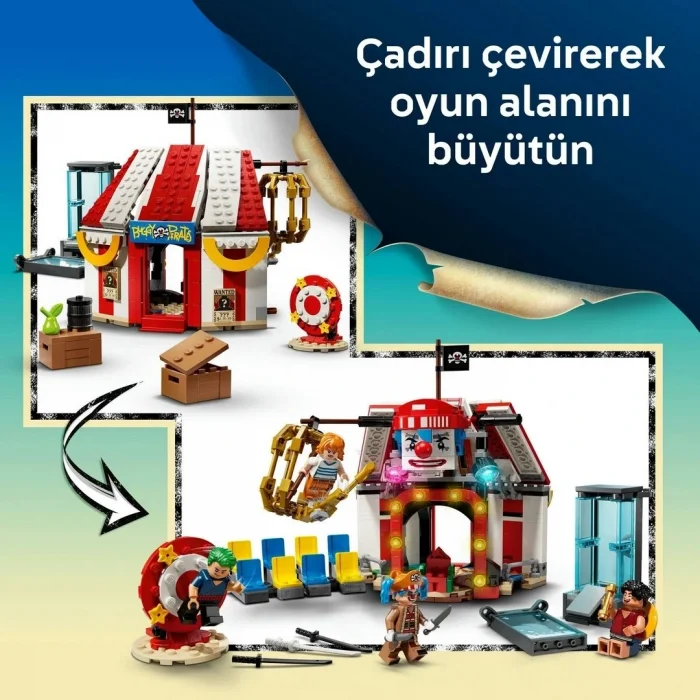 BUĞZ LEGO ONE PIECE Palyaço Buggynin Sirk Çadırı 75637