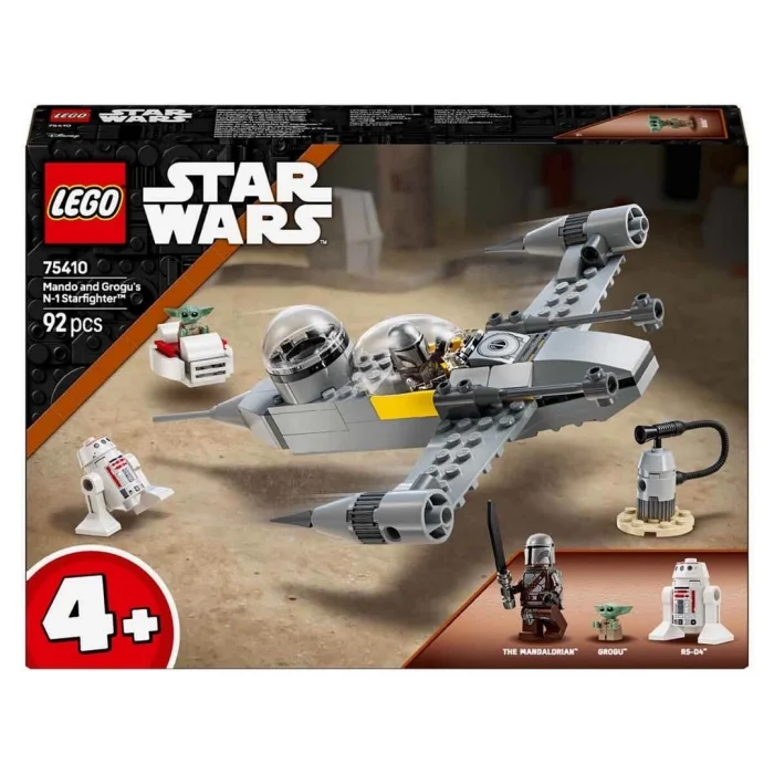  LEGO Star Wars: The Mandalorian Mando ve Grogu’nun N-1 Starfighter’ı 75410