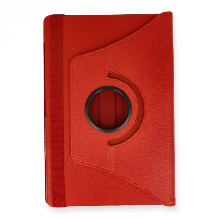 BUĞZ Lenovo M10 Fhd Plus X606f Kılıf 360 Tablet Deri Kılıf - Kırmızı