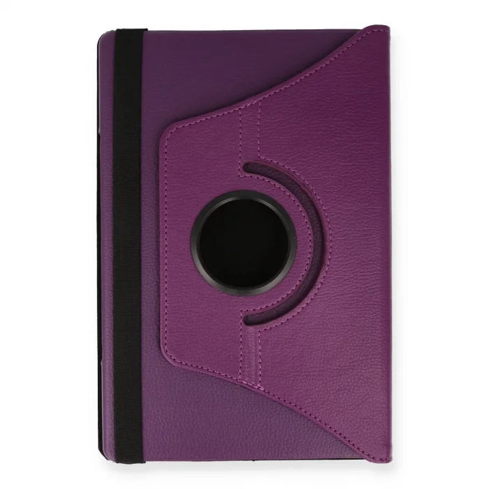 BUĞZ Lenovo M10 Fhd Plus X606f Kılıf 360 Tablet Deri Kılıf - Mürdüm