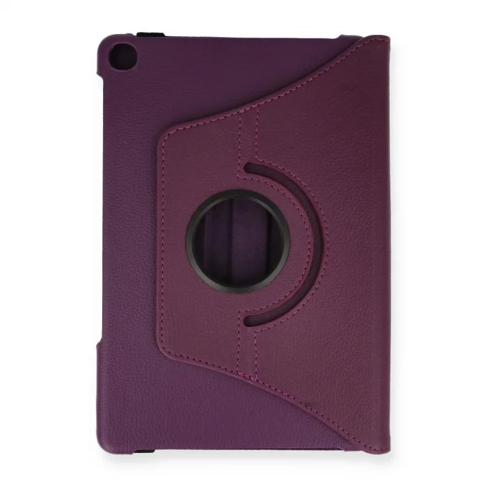 BUĞZ Lenovo Tab M10 Tb328fu Kılıf 360 Tablet Deri Kılıf - Mürdüm