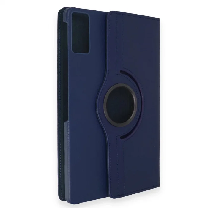BUĞZ Lenovo Tab M8 Kılıf 360 Tablet Deri Kılıf - Lacivert