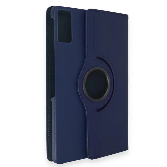 BUĞZ Lenovo Tab M8 Kılıf 360 Tablet Deri Kılıf - Lacivert
