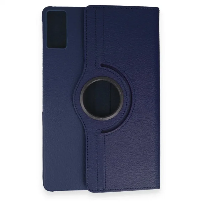 BUĞZ Lenovo Tab M8 Kılıf 360 Tablet Deri Kılıf - Lacivert