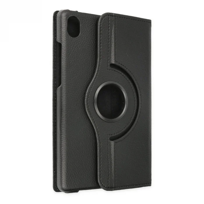 BUĞZ Lenovo Tab M8 Kılıf 360 Tablet Deri Kılıf - Siyah