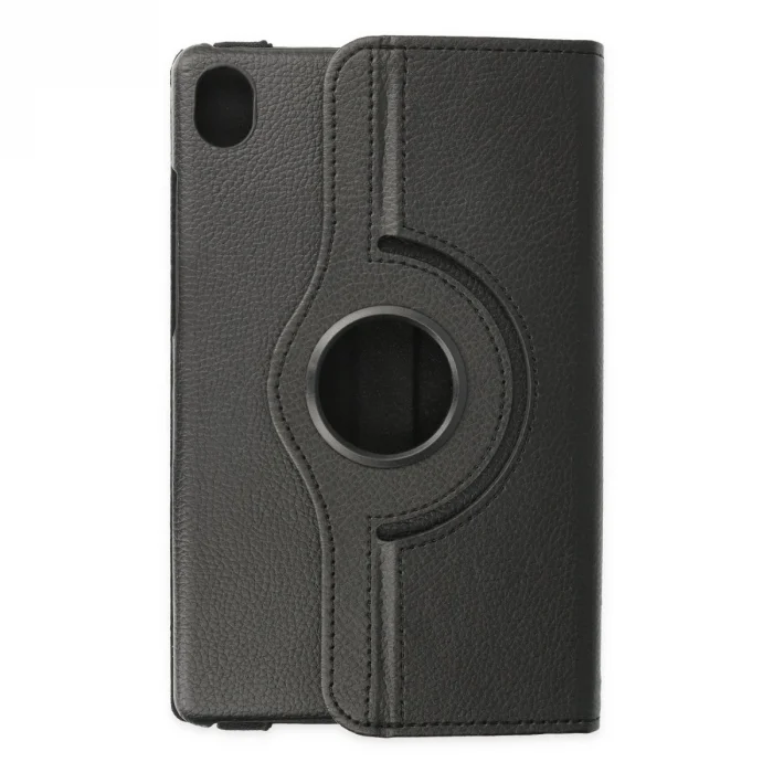 BUĞZ Lenovo Tab M8 Kılıf 360 Tablet Deri Kılıf - Siyah