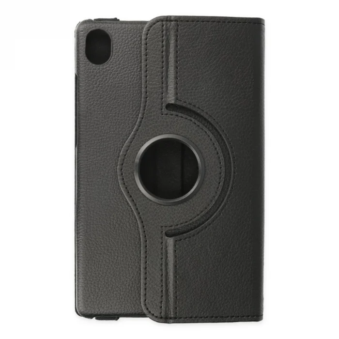 BUĞZ Lenovo Tab M8 Kılıf 360 Tablet Deri Kılıf - Siyah