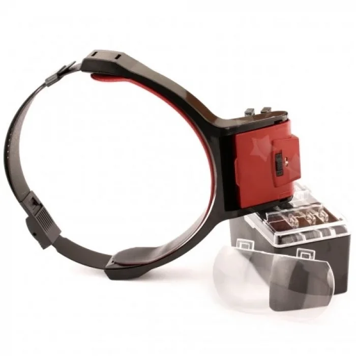 BUĞZ Lens Takmalı 4 Lens , Led Lambalı Şapka Tip Büyüteç - BUĞZ