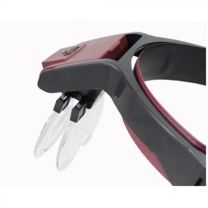 BUĞZ Lens Takmalı 4 Lens , Led Lambalı Şapka Tip Büyüteç - BUĞZ