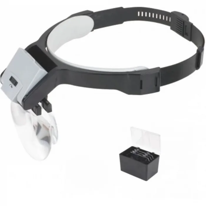 BUĞZ Lens Takmalı 5 Lenslı , Led Lambalı Şapka Tip Büyüteç