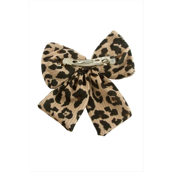 BUĞZ Leopar Desenli Fiyong Otomatik Toka 14 cm