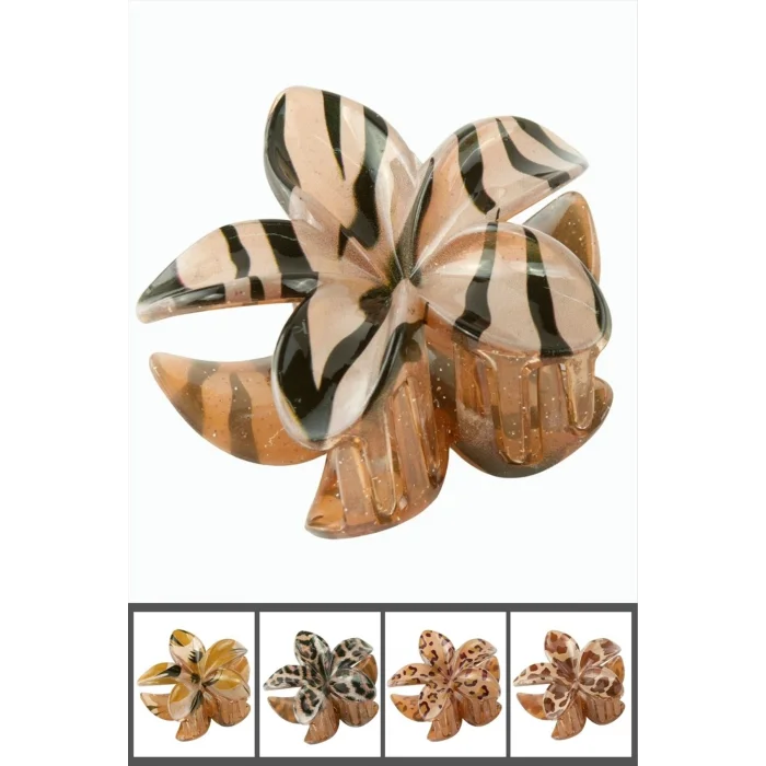 BUĞZ Leopar Desenli Lotus Mandal Toka 8 cm