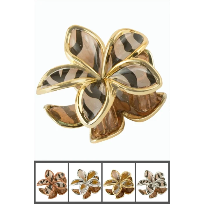BUĞZ Leopar Desenli Lotus Mandal Toka 8 cm