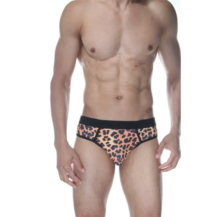 BUĞZ Leopar Jockstrap Fantezi İç Giyim
