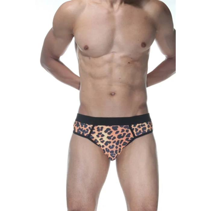 BUĞZ Leopar Jockstrap Fantezi İç Giyim
