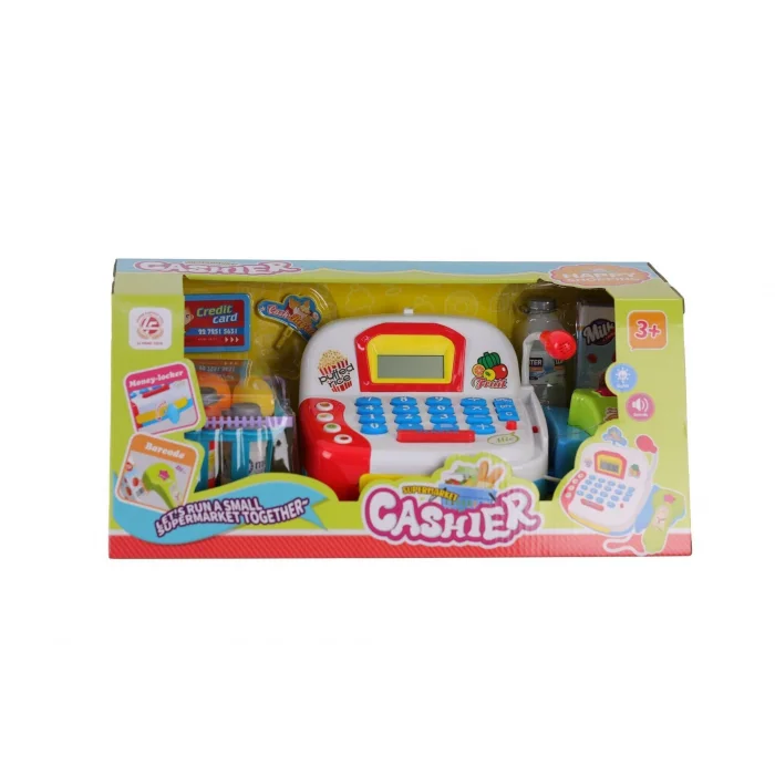 BUĞZ LF1018A HESAP MAKİNELİ MİKROFONLU SESLİ IŞIKLI YAZAR KASA MARKET SETİ