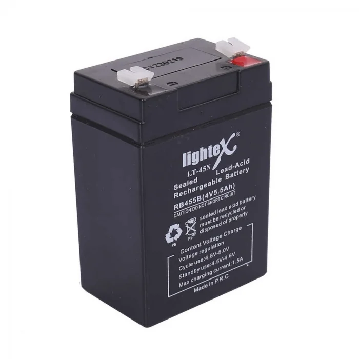 BUĞZ Lightex Lt-45 4v 5.5ah Işıldak Fener Aküsü
