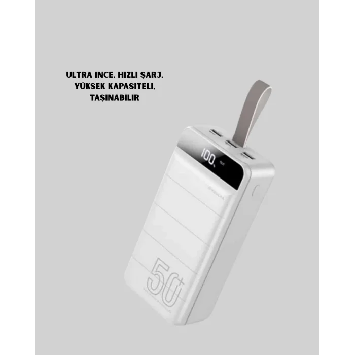 BUĞZ Lightning ve Type-C Girişli 50000mAh Powerbank