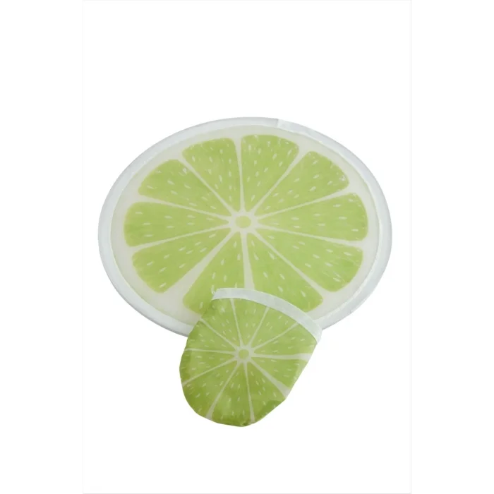 BUĞZ Limon Desenli Kore Yelpaze