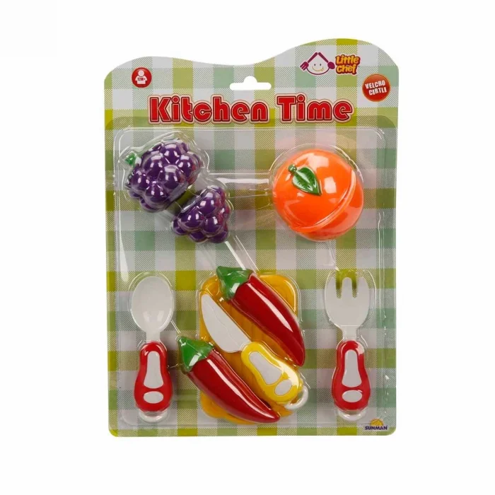 BUĞZ Little Chef Kesme Tahtalı Sebze ve Meyve Seti