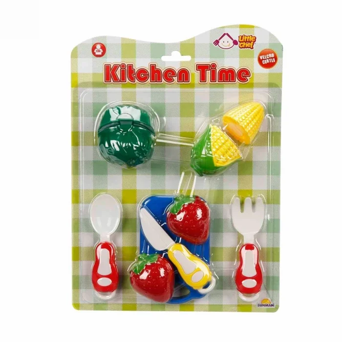 BUĞZ Little Chef Kesme Tahtalı Sebze ve Meyve Seti