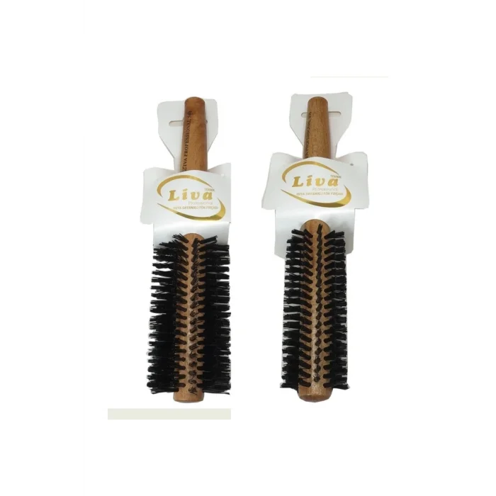 BUĞZ Liva 540-350 Saç Fırçası Yanmaz Profesyonel Fön Fırçası 2 Adet