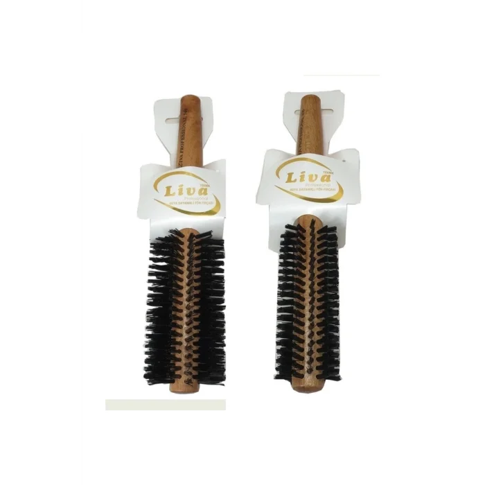 BUĞZ Liva 540-350 Saç Fırçası Yanmaz Profesyonel Fön Fırçası 2 Adet