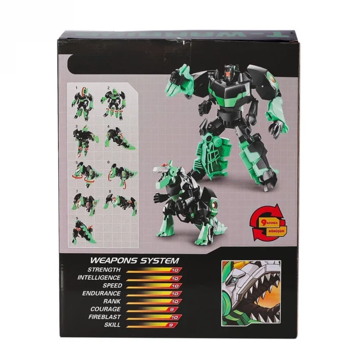 BUĞZ LJ1653 Metal Gövdeli Dönüşebilen Robot