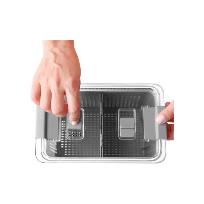 BUĞZ Lossa Süzgeçli ve Bölmeli Organizer Meyve Sebze Saklama Kabı 5 Lt ( BUĞZ )